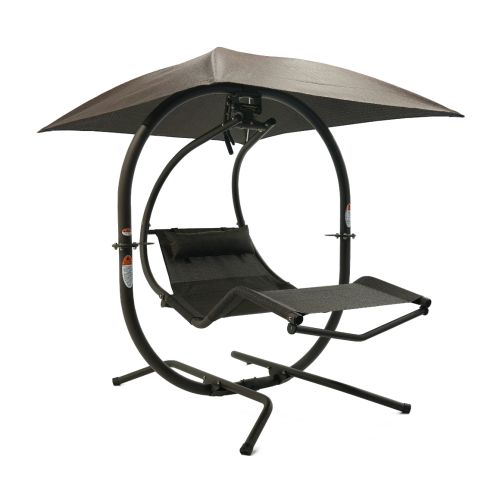 "421L Sunset Swing in Factory Mocha color with adjustable canopy"